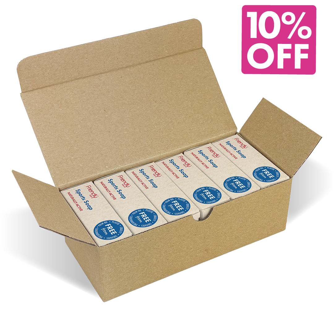 6 Pack - Sports Soap - Peppermint, Lime & Arnica