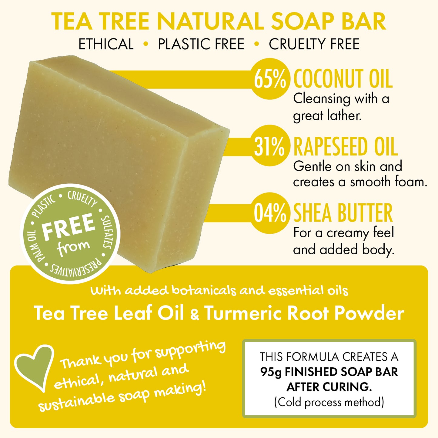 3 Pack - Tea Tree & Turmeric