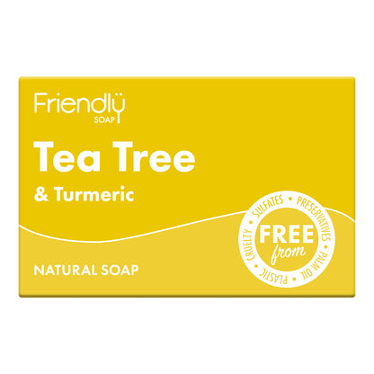 12 Pack - Natural Soap - Tea Tree & Turmeric
