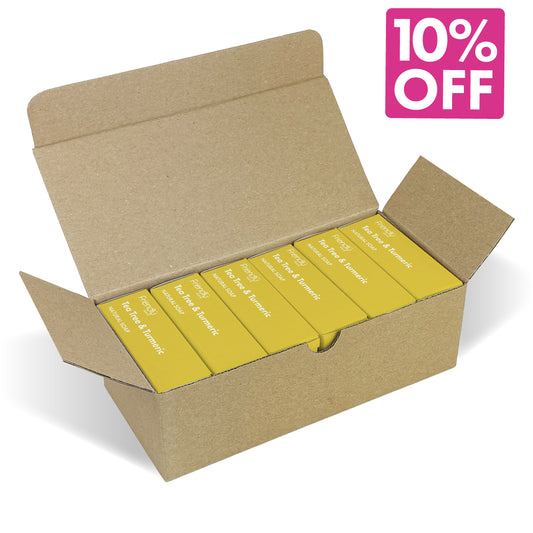 6 Pack - Natural Soap - Tea Tree & Turmeric