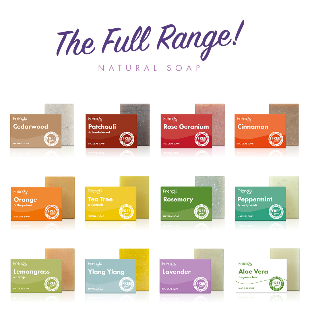 12 Pack - Natural Soap - Full Range