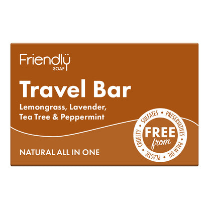 12 Pack - Travel Bar - Lemongrass, Lavender, Tea Tree & Peppermint
