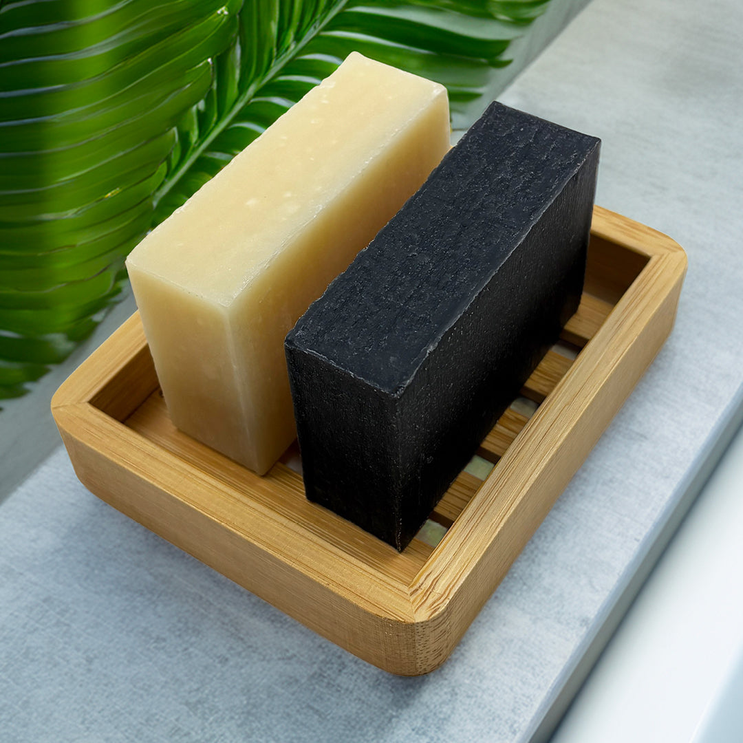 Natural Bamboo Soap Rack (Tray Style)