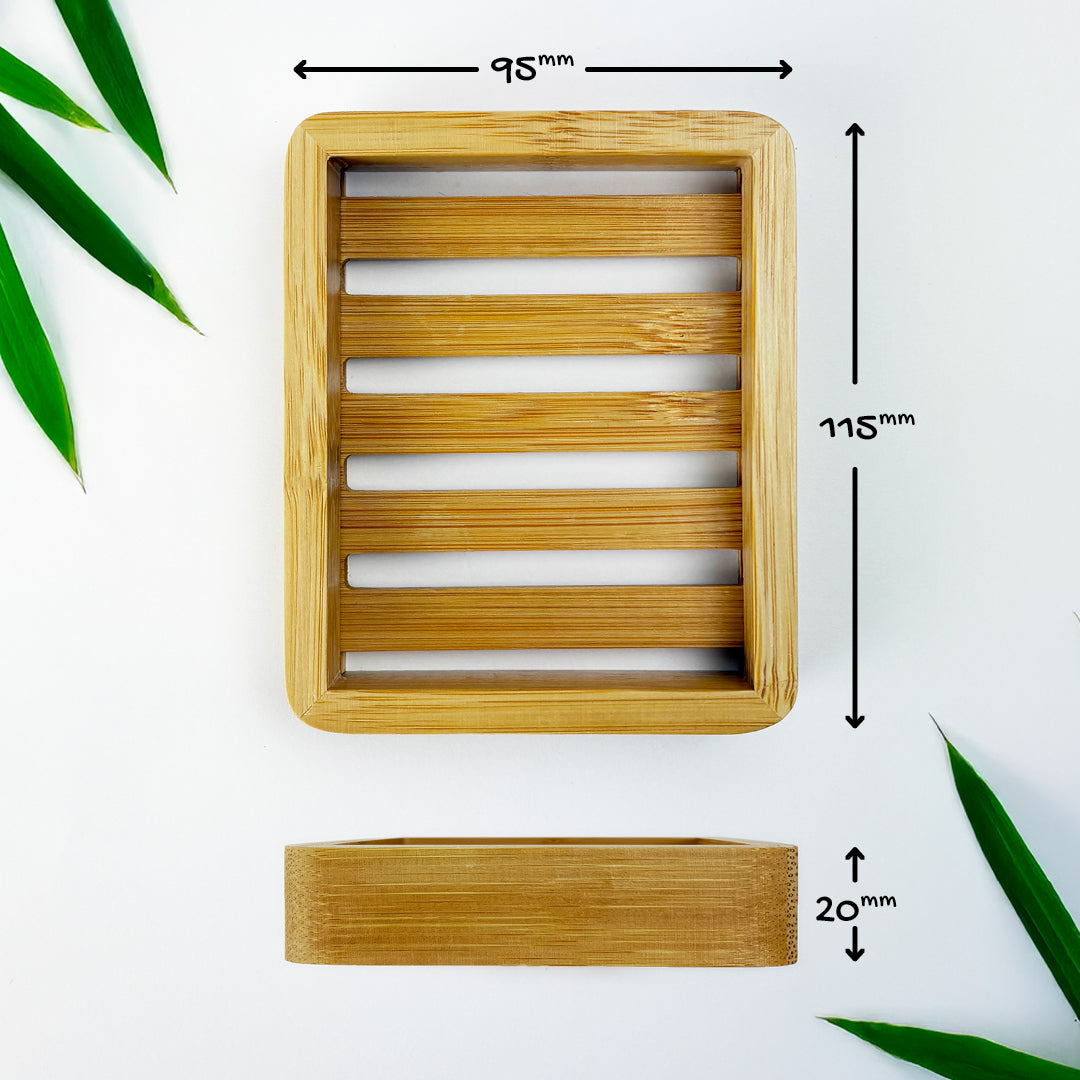 Natural Bamboo Soap Rack (Tray Style)