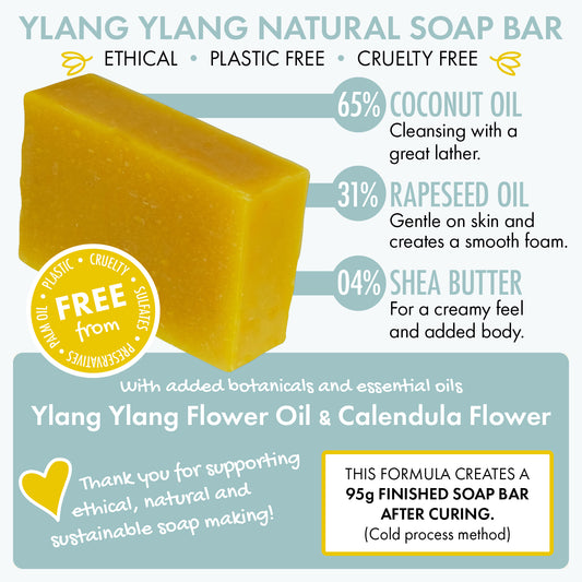 3 Pack - Ylang Ylang Natural Soap