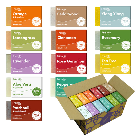 12 Pack - Natural Soap - Full Range