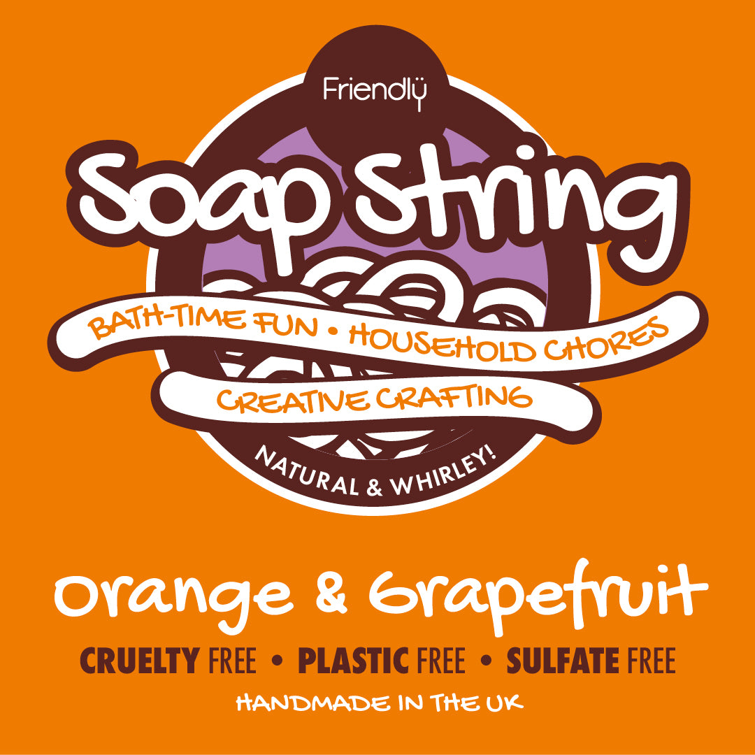 Soap String - Orange & Grapefruit 300g