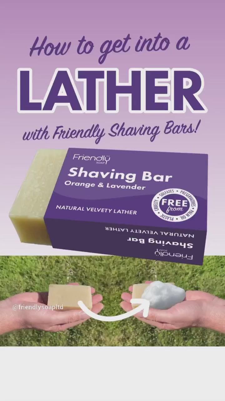 Shaving Bar Orange & Lavender Friendly Soap