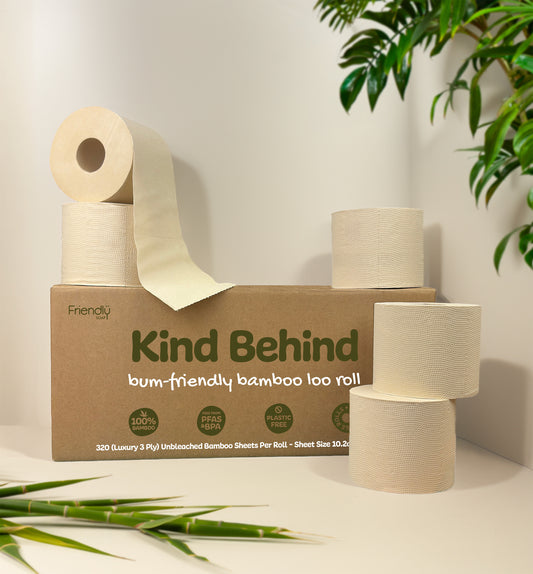 Bamboo Toilet Rolls x 24 (Kind Behind)