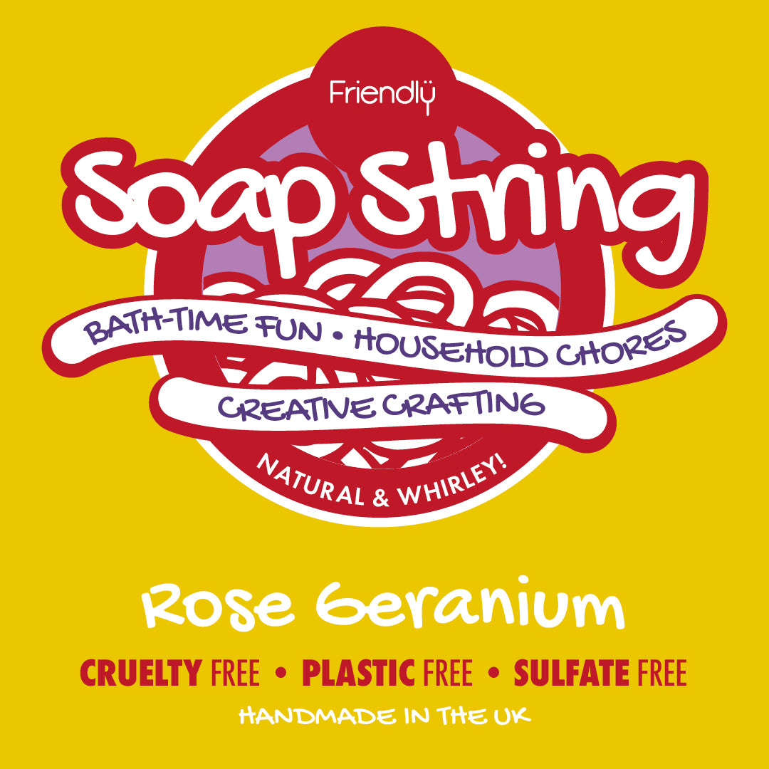 Soap String - Rose Geranium 300g