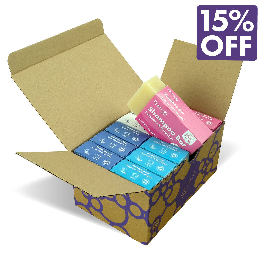 12 Pack - Full Range of Shampoo Bars