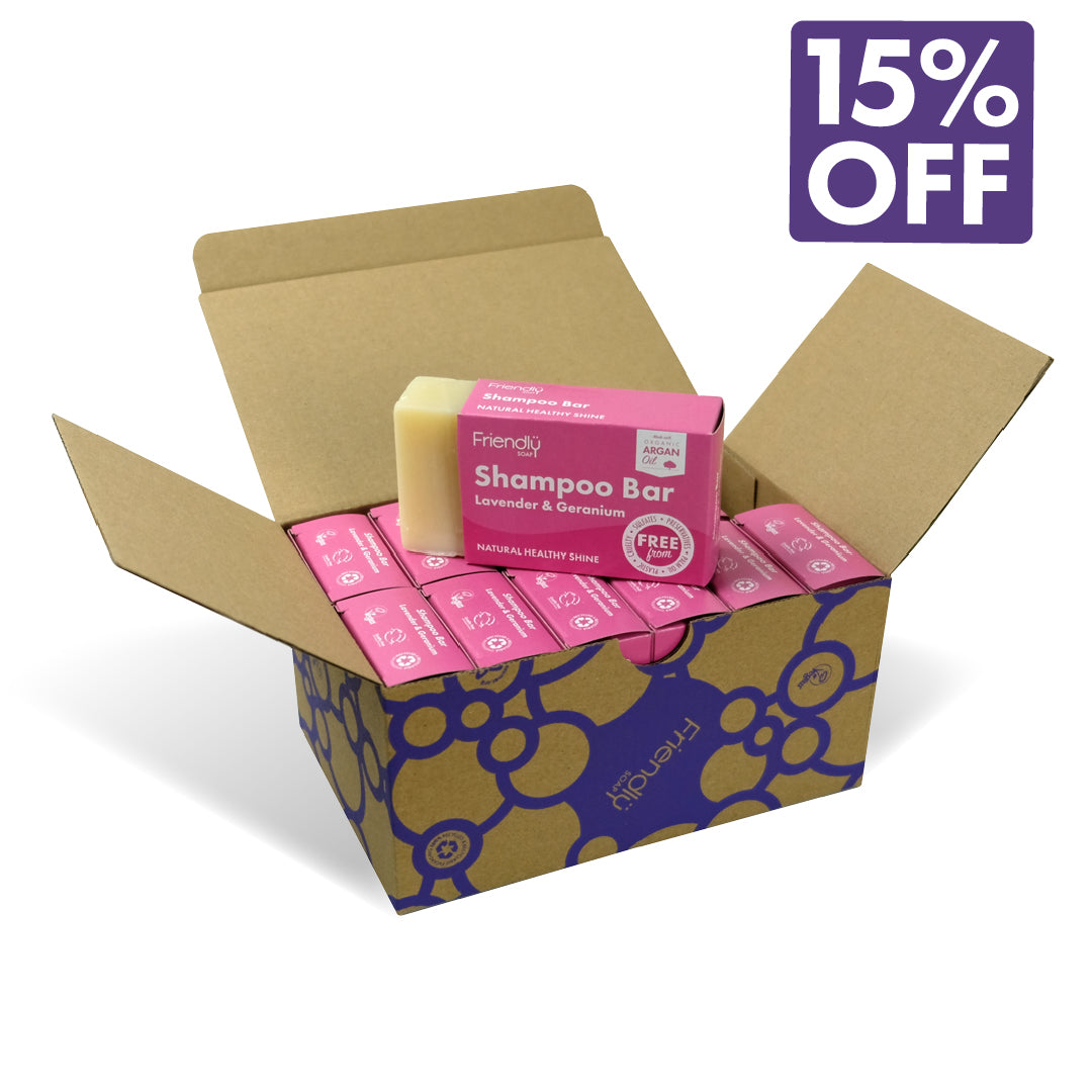 12 Pack - Shampoo Bar - Lavender & Geranium